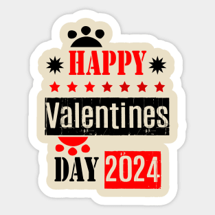 Happy Valentines Day 2024 Sticker